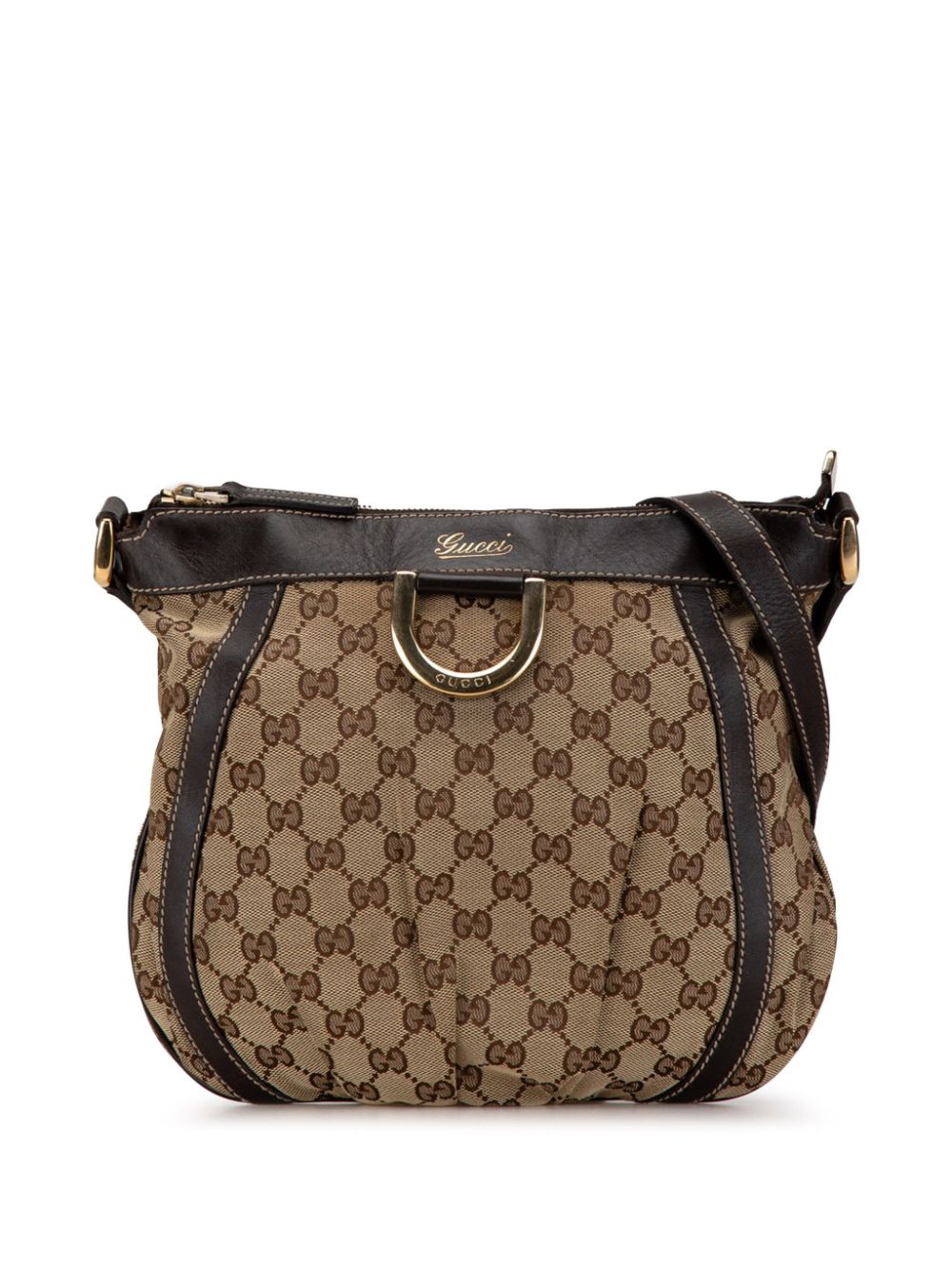 Gucci Pre-Owned 2000-2015 GG Canvas Abbey D Ring crossbody bag - Brown von Gucci Pre-Owned