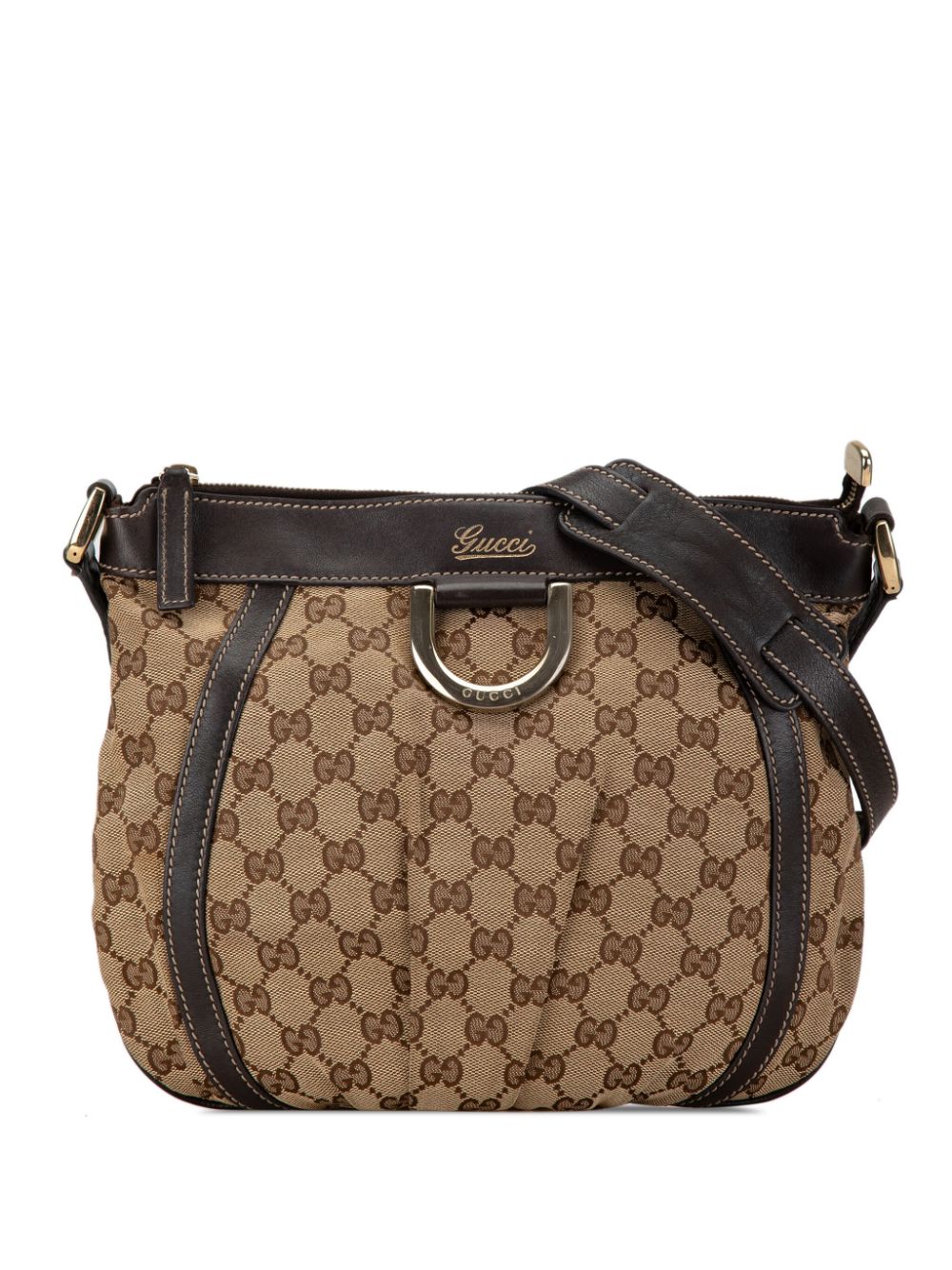 Gucci Pre-Owned 2000-2015 GG Canvas Abbey D Ring crossbody bag - Brown von Gucci Pre-Owned