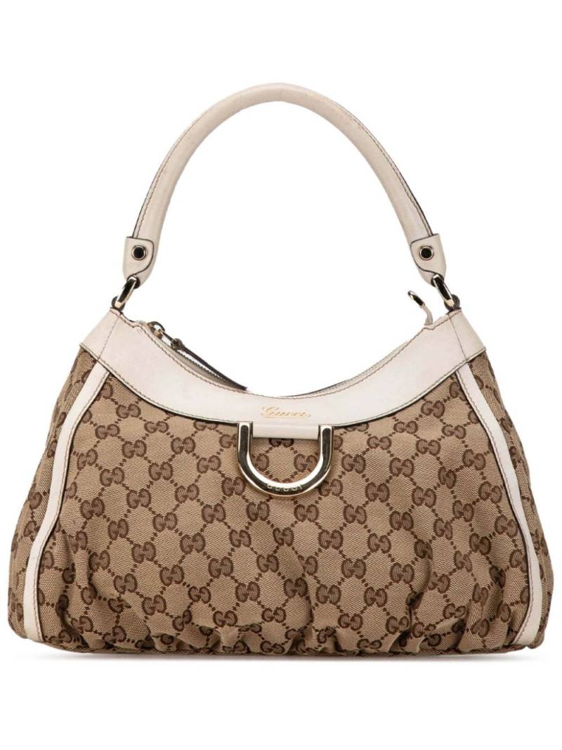 Gucci Pre-Owned 2000-2015 GG Canvas Abbey D-Ring shoulder bag - Brown von Gucci Pre-Owned