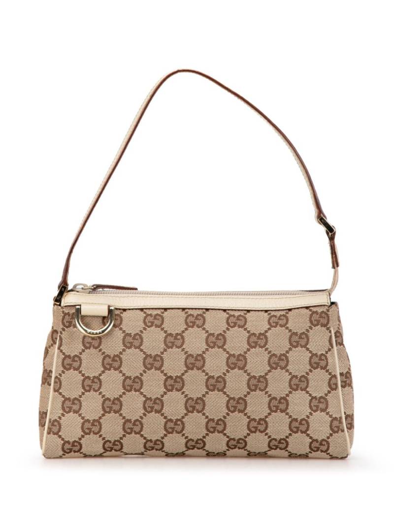 Gucci Pre-Owned 2000-2015 GG Canvas Abbey D Ring shoulder bag - Brown von Gucci Pre-Owned