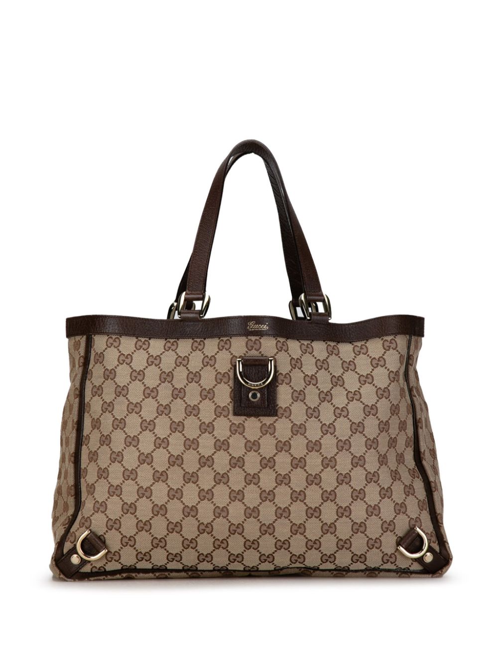 Gucci Pre-Owned 2000-2015 GG Canvas Abbey D-Ring tote bag - Brown von Gucci Pre-Owned