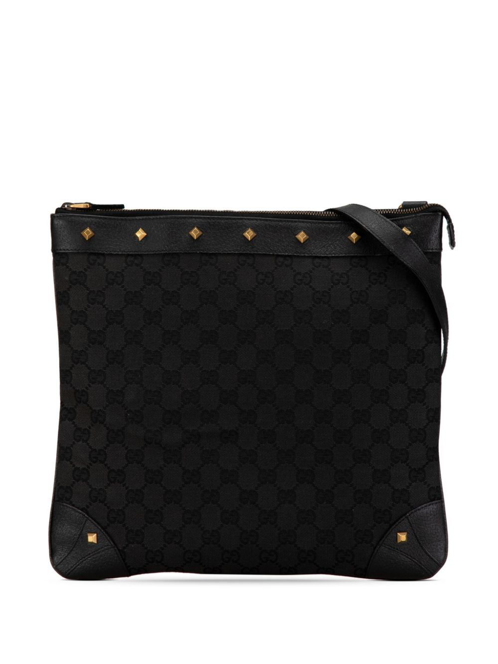 Gucci Pre-Owned 2000-2015 GG Canvas Nailhead crossbody bag - BLACK von Gucci Pre-Owned