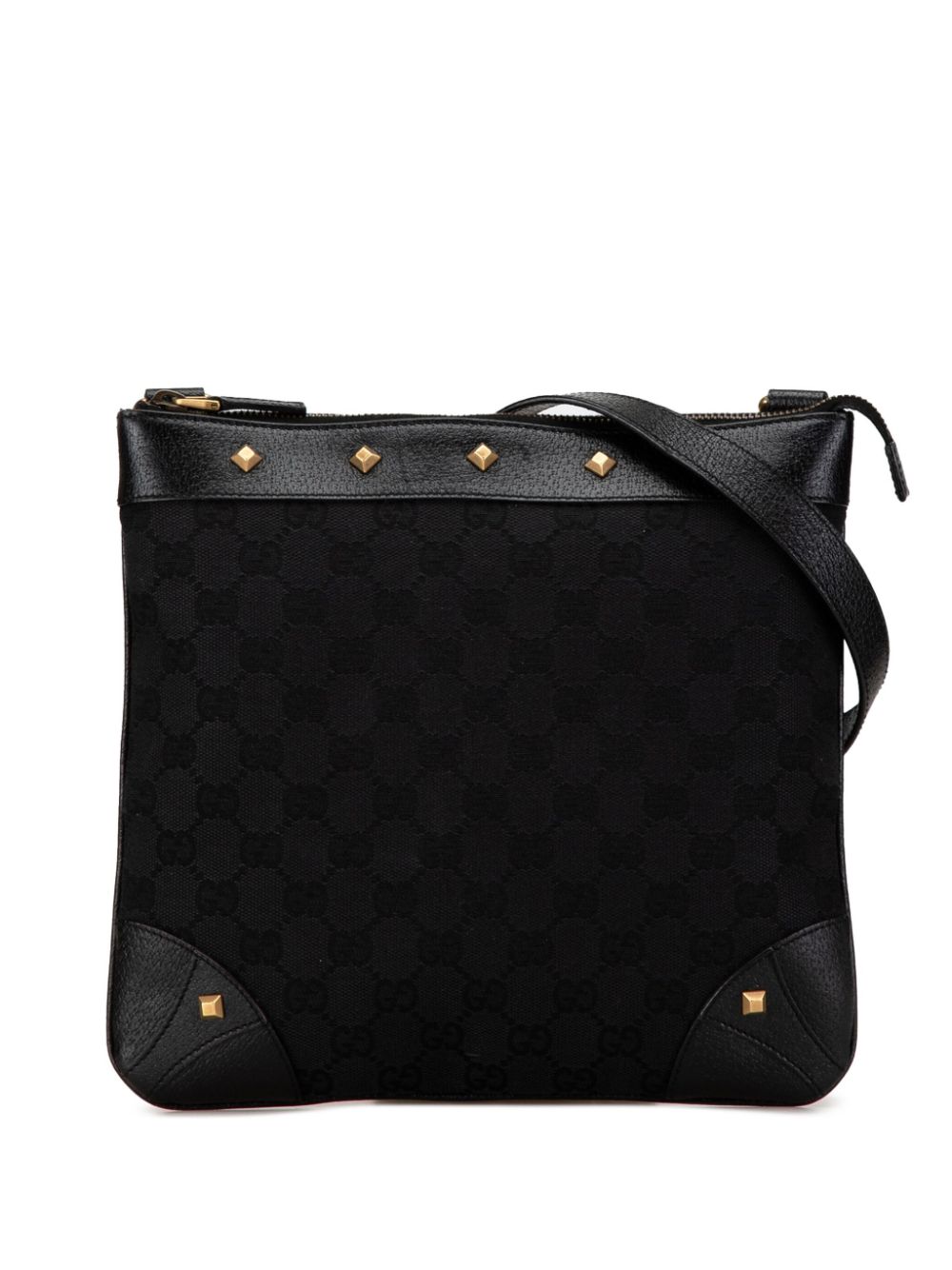 Gucci Pre-Owned 2000-2015 GG Canvas Nailhead crossbody bag - Black von Gucci Pre-Owned