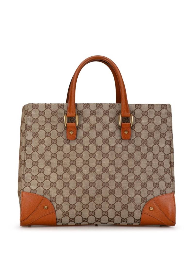 Gucci Pre-Owned 2000-2015 GG Canvas Nailhead tote bag - Brown von Gucci Pre-Owned