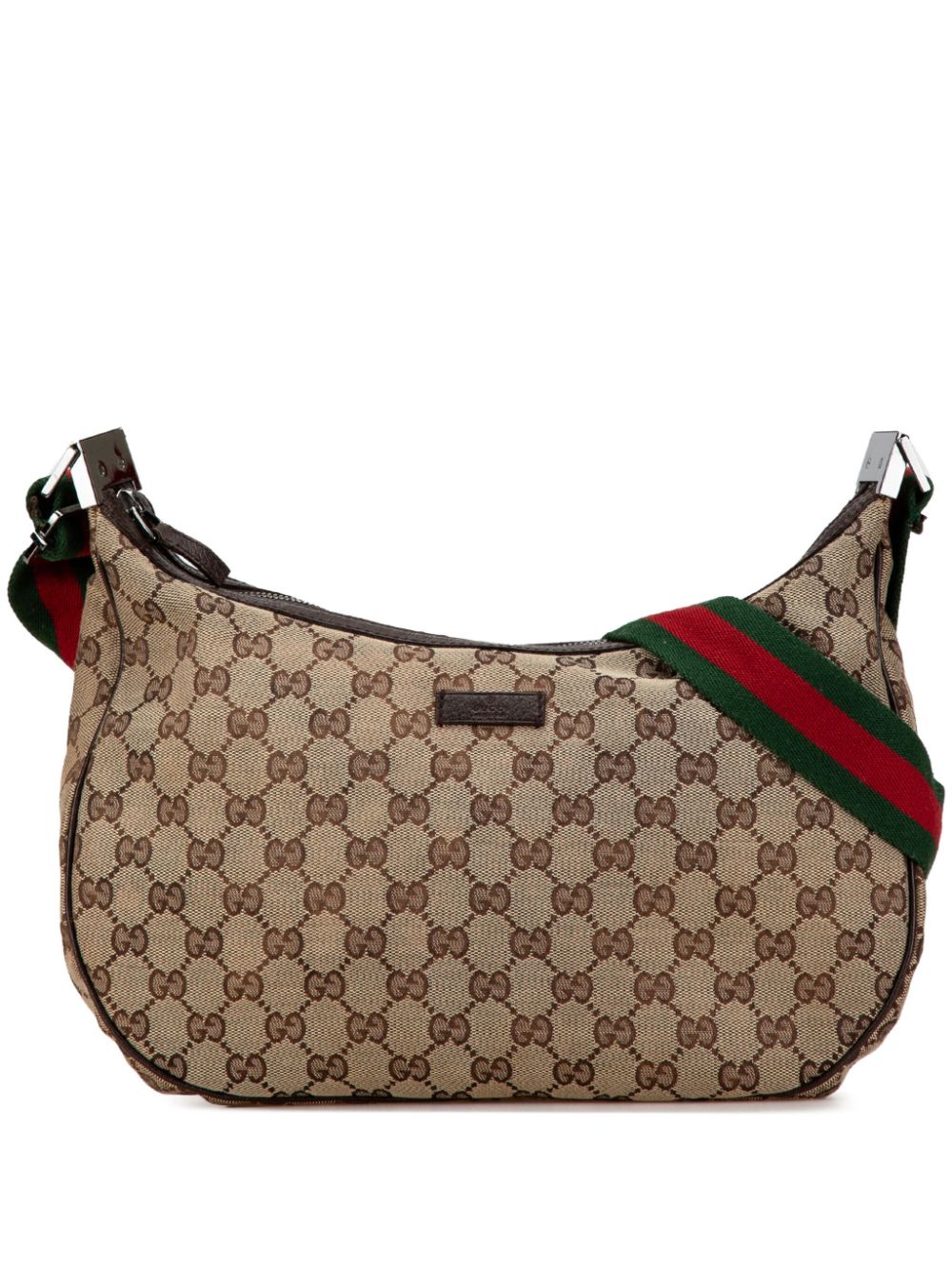 Gucci Pre-Owned 2000-2015 GG Canvas Web crossbody bag - Brown von Gucci Pre-Owned