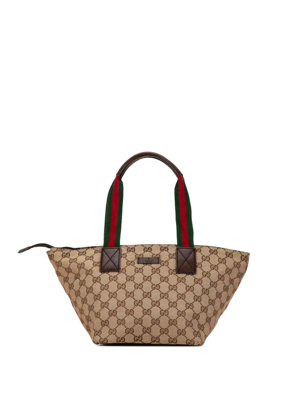 Gucci Pre-Owned 2000-2015 GG Canvas Web handbag - Brown von Gucci Pre-Owned