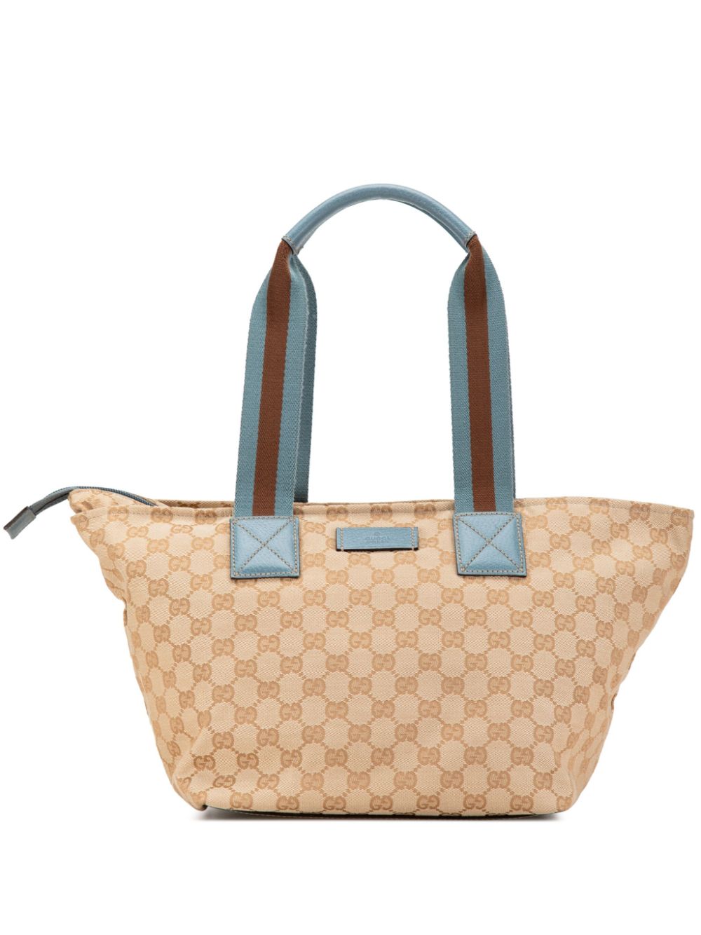 Gucci Pre-Owned 2000-2015 GG Canvas Web tote bag - Brown von Gucci Pre-Owned