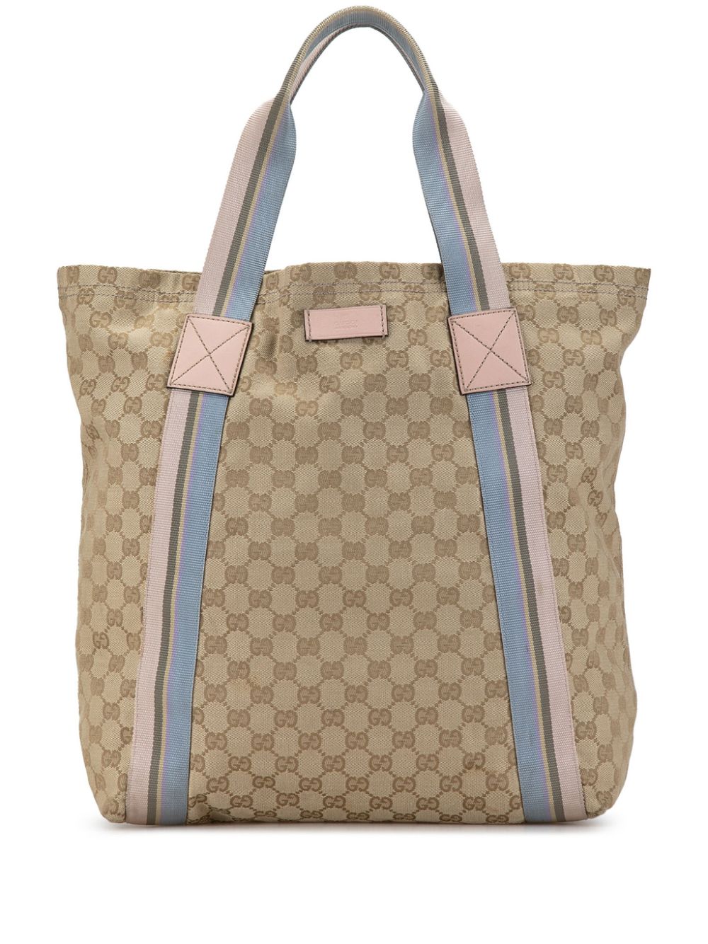 Gucci Pre-Owned 2000-2015 GG Canvas Web tote bag - Brown von Gucci Pre-Owned