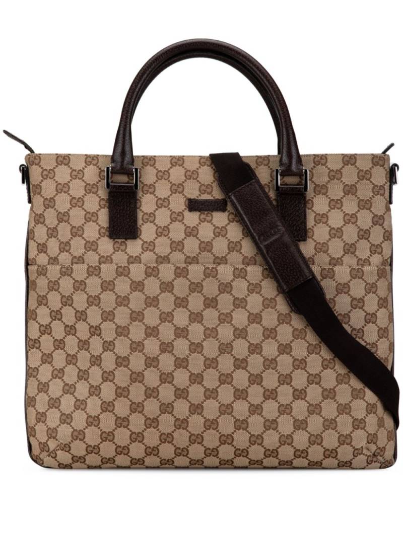 Gucci Pre-Owned 2000-2015 GG Canvas satchel - Brown von Gucci Pre-Owned