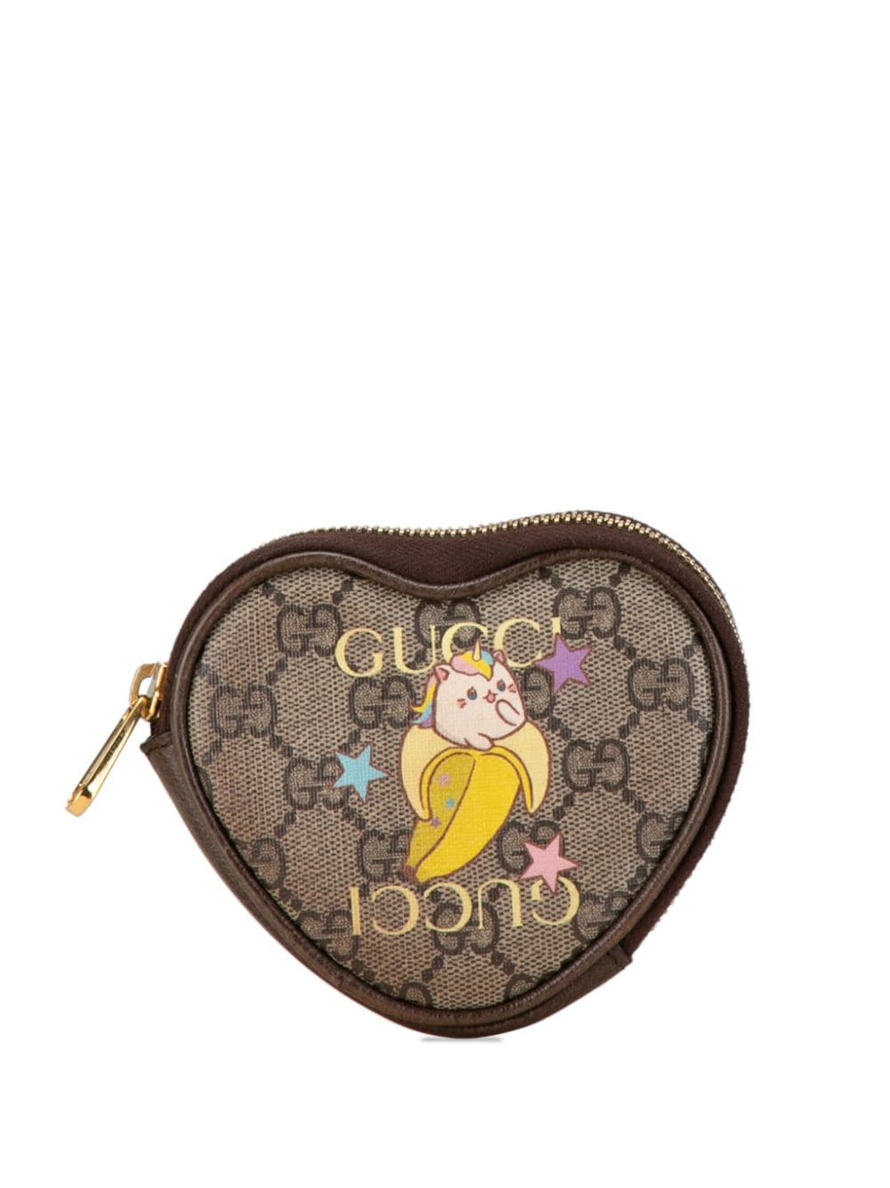 Gucci Pre-Owned 2000-2015 GG Supreme Bananya Purse coin pouch - Brown von Gucci Pre-Owned