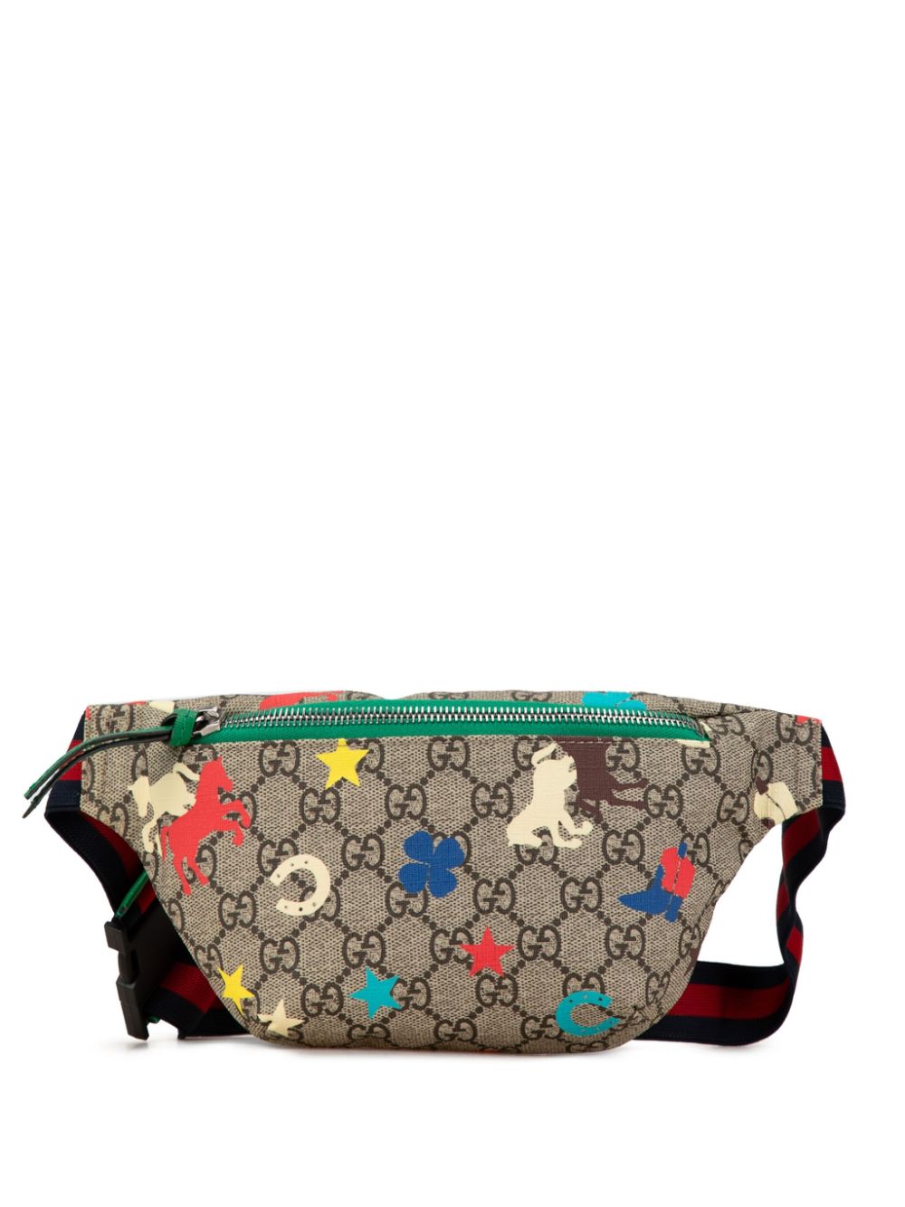 Gucci Pre-Owned 2000-2015 GG Supreme Kids Ranch belt bag - Brown von Gucci Pre-Owned