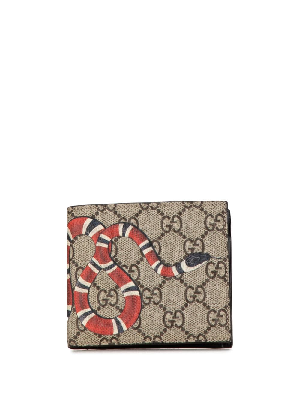 Gucci Pre-Owned 2000-2015 GG Supreme King Snake Wallet small wallets - Grey von Gucci Pre-Owned