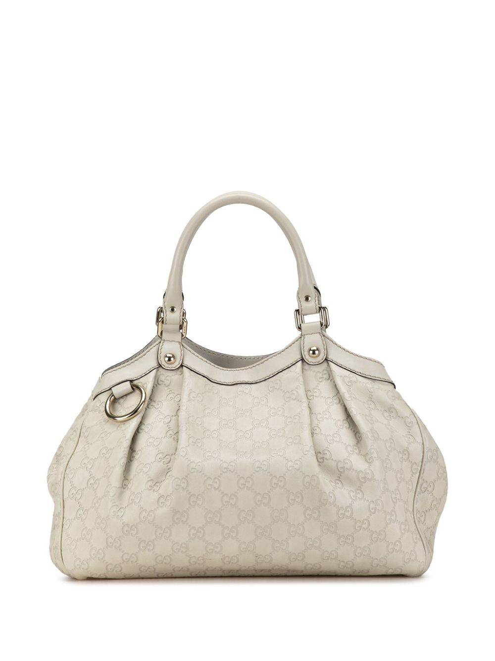 Gucci Pre-Owned 2000-2015 Guccissima Sukey tote bag - White von Gucci Pre-Owned