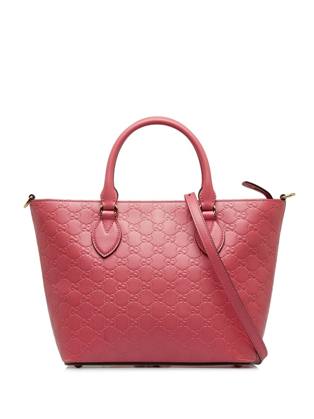 Gucci Pre-Owned 2000-2015 Guccissima crossbody bag - Pink von Gucci Pre-Owned