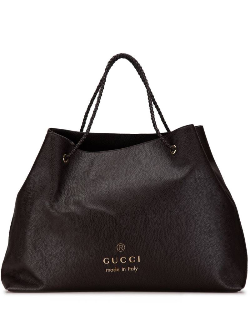 Gucci Pre-Owned 2000-2015 Large Leather Gifford tote bag - Brown von Gucci Pre-Owned