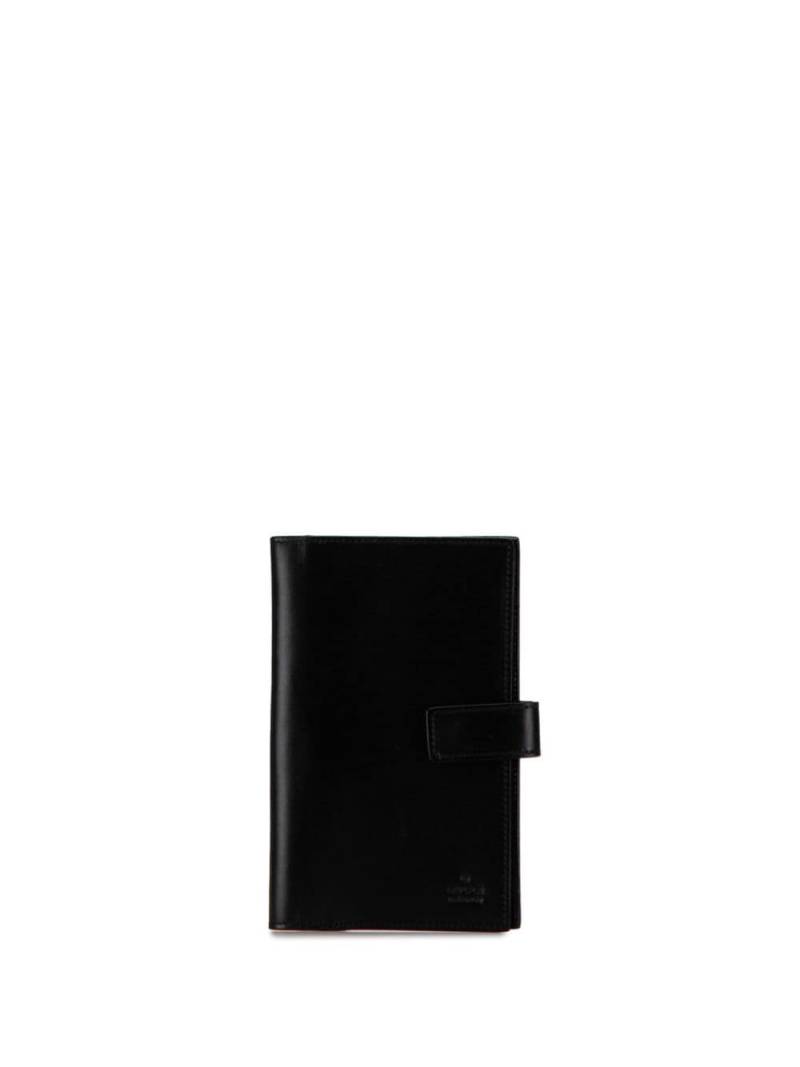 Gucci Pre-Owned 2000-2015 Leather Agenda Cover other slg - Black von Gucci Pre-Owned