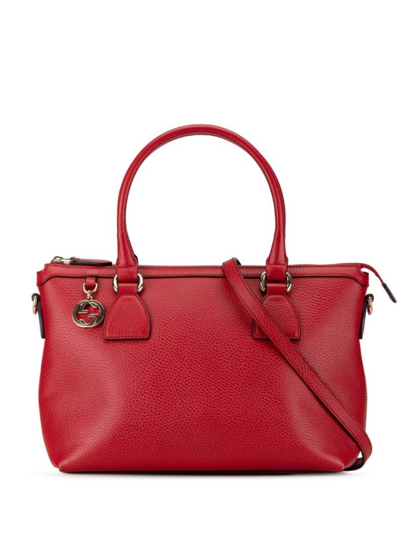 Gucci Pre-Owned 2000-2015 Leather Charmy satchel - Red von Gucci Pre-Owned