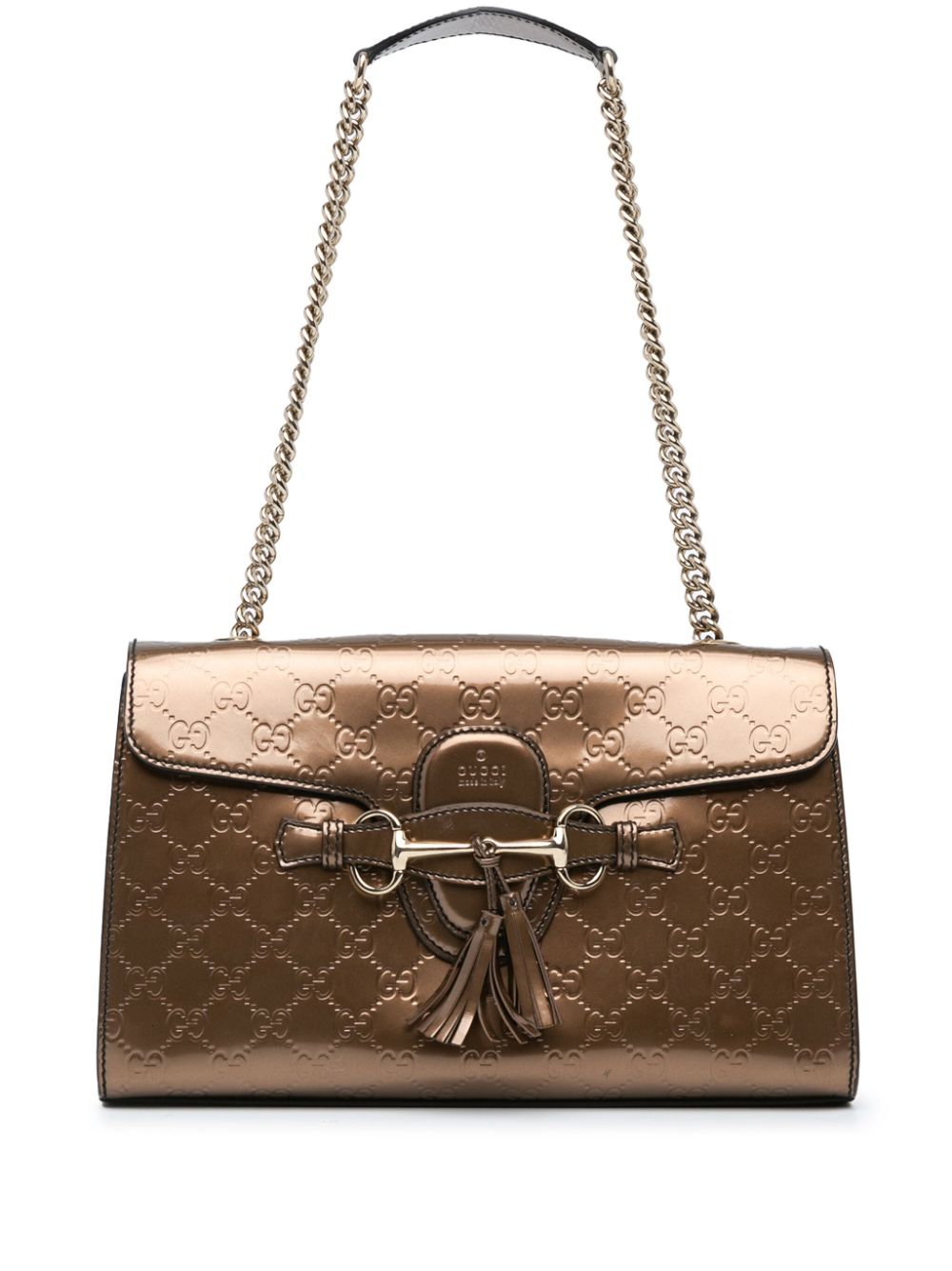 Gucci Pre-Owned 2000-2015 Medium Guccissima Emily shoulder bag - Gold von Gucci Pre-Owned