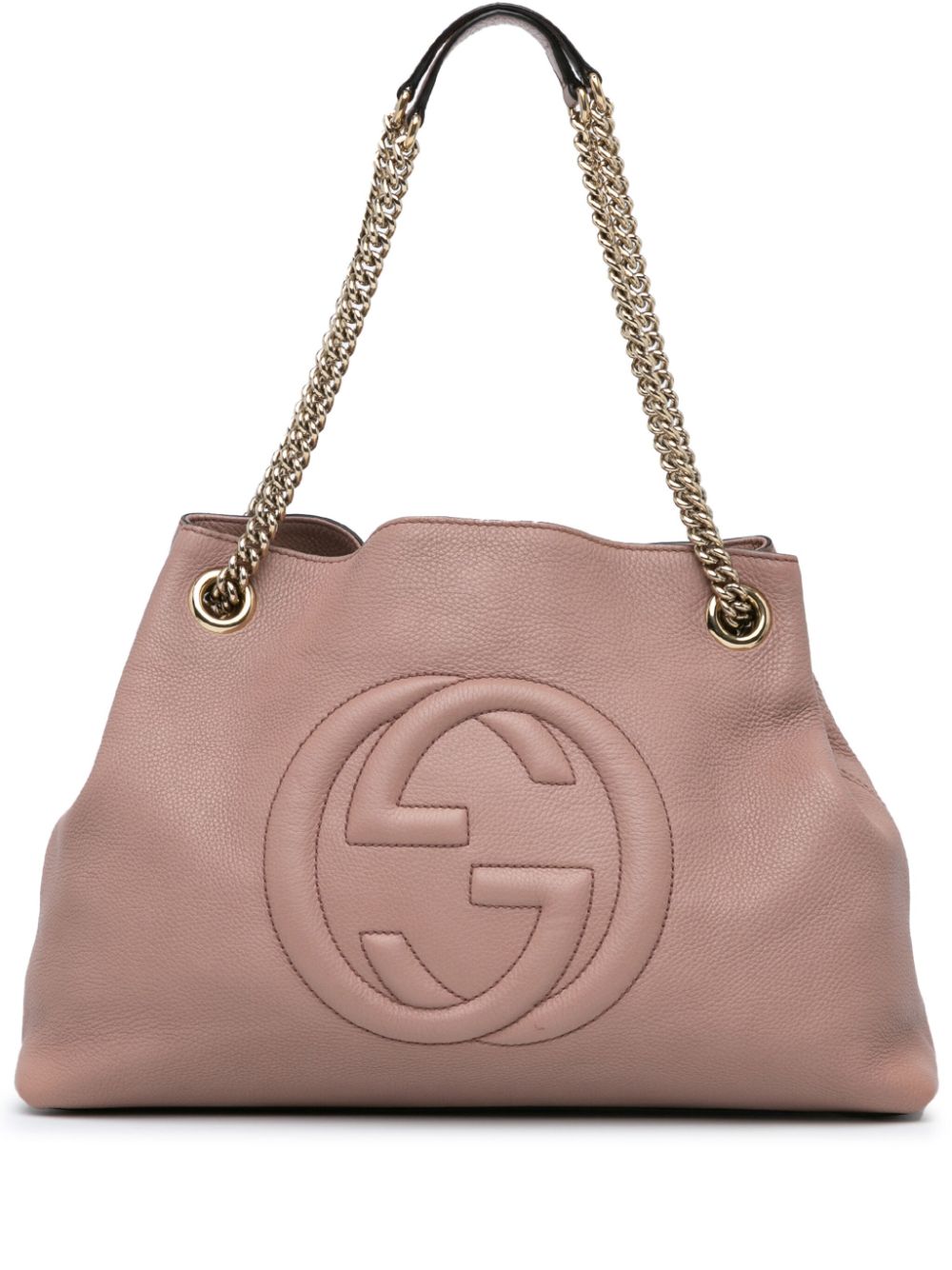 Gucci Pre-Owned 2000-2015 Medium Leather Soho Chain tote bag - Pink von Gucci Pre-Owned