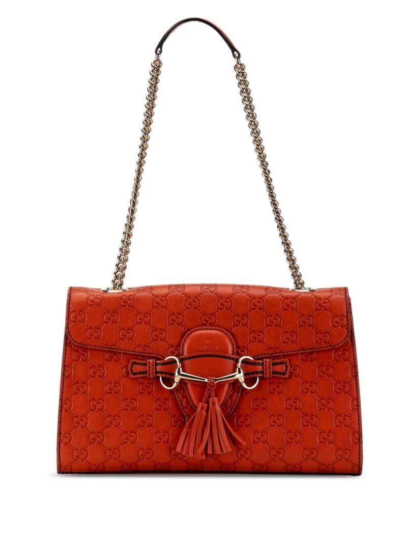 Gucci Pre-Owned 2000-2015 Medium Microguccissima Emily shoulder bag - Orange von Gucci Pre-Owned