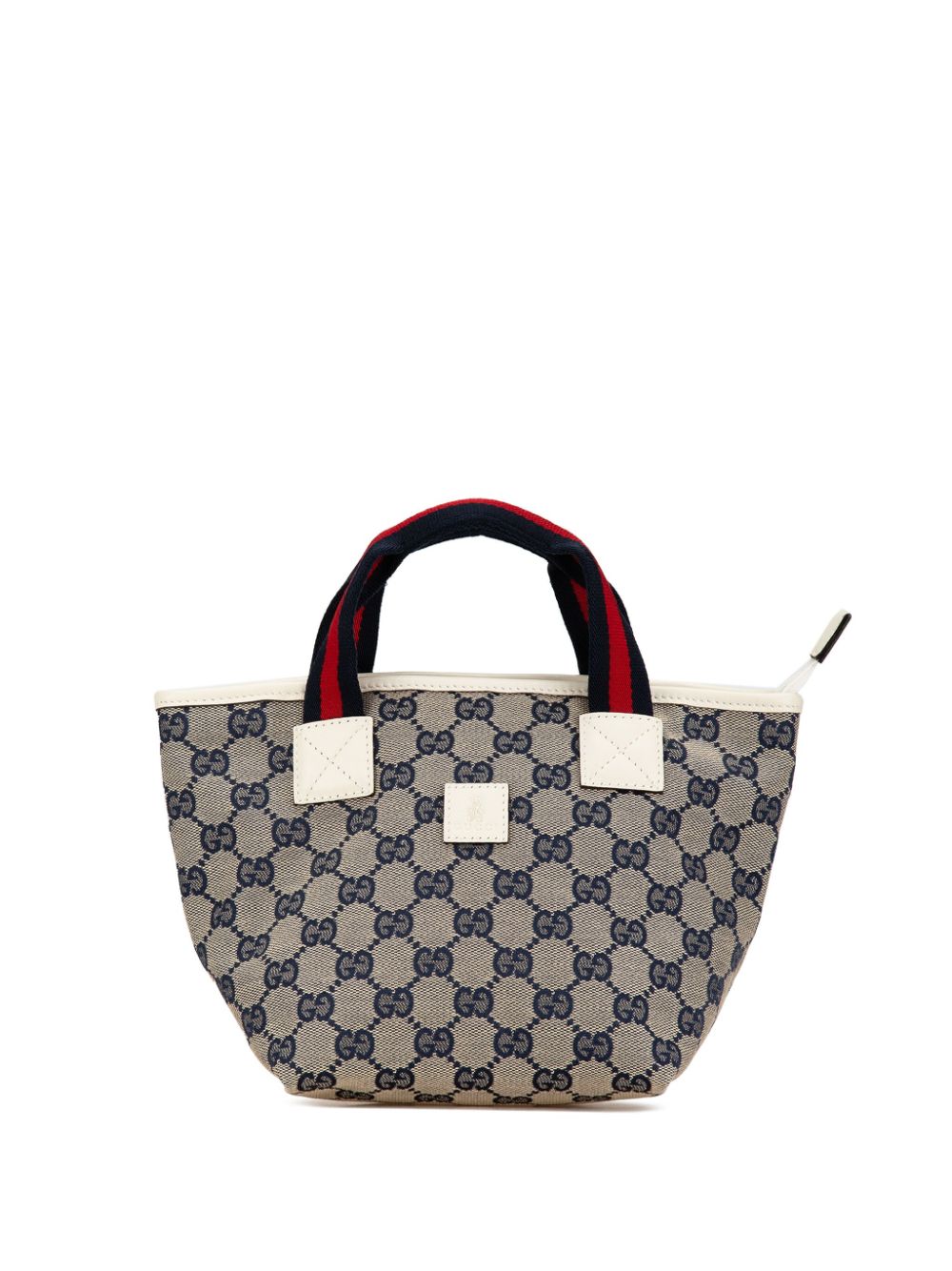 Gucci Pre-Owned 2000-2015 Mini GG Canvas Web Childrens handbag - Grey von Gucci Pre-Owned