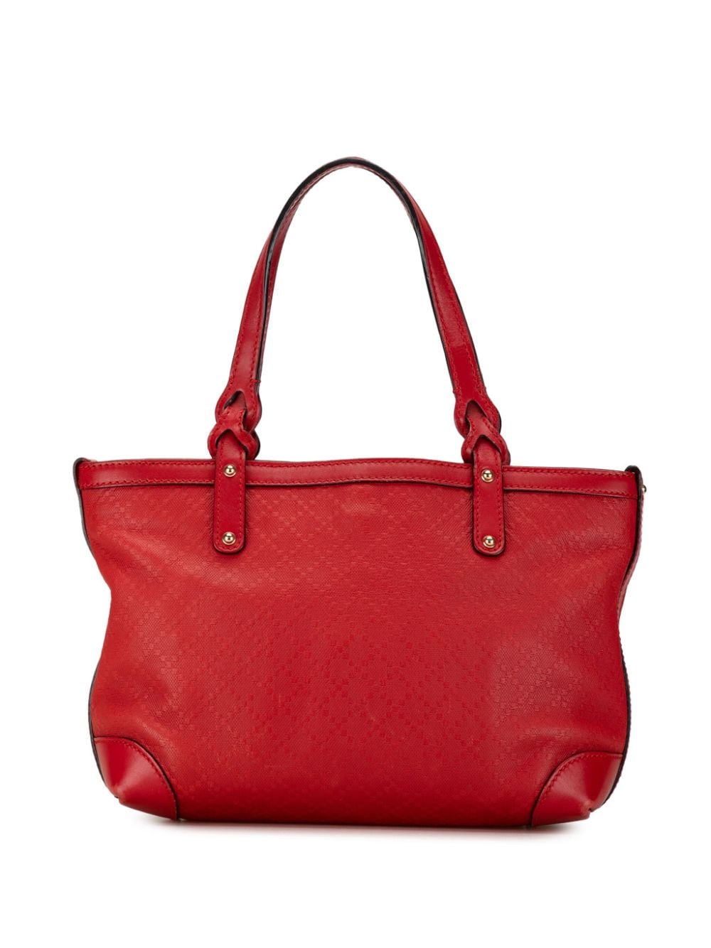 Gucci Pre-Owned 2000-2015 Small Diamante Craft tote bag - Red von Gucci Pre-Owned