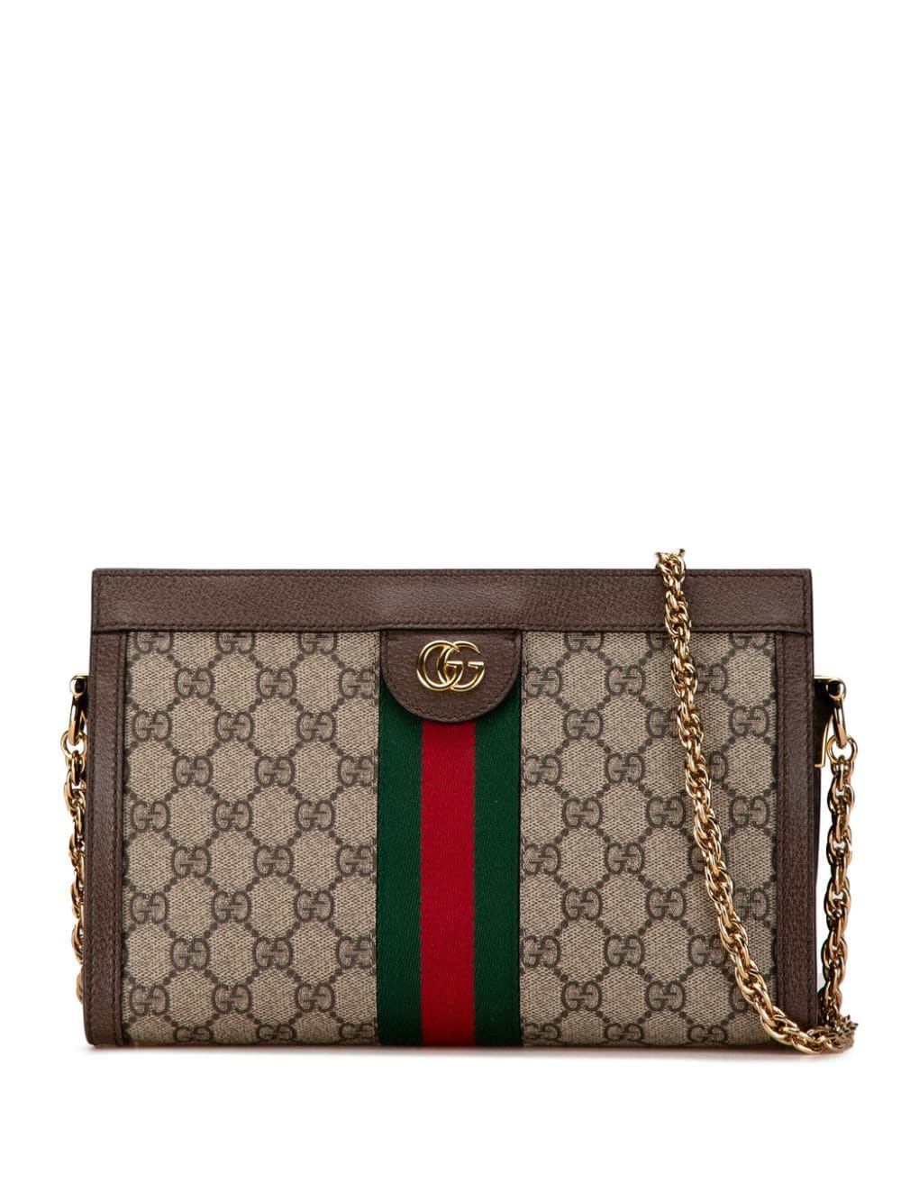 Gucci Pre-Owned 2000-2015 Small GG Supreme Ophidia crossbody bag - Brown von Gucci Pre-Owned