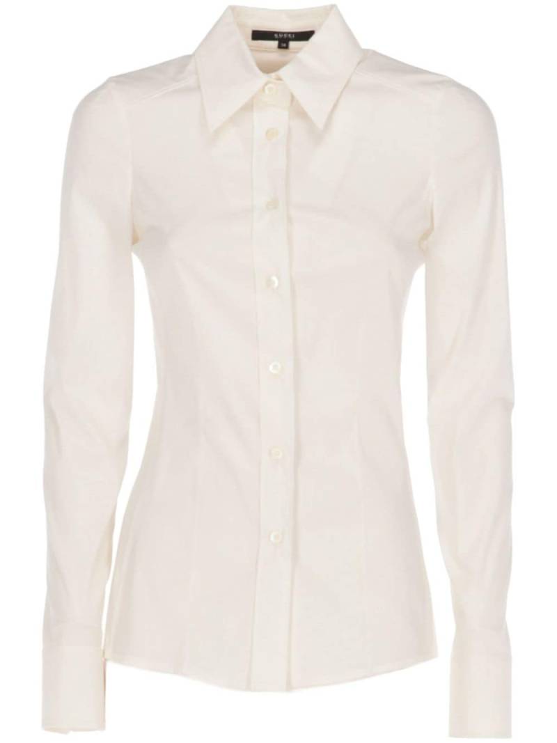 Gucci Pre-Owned 2000s long-sleeve shirt - White von Gucci Pre-Owned