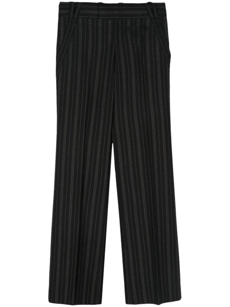 Gucci Pre-Owned 2000s pinstripe pattern trousers - Black von Gucci Pre-Owned