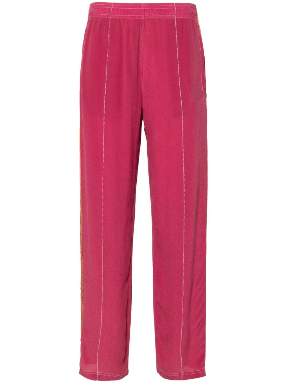 Gucci Pre-Owned 2000s side-stripe straight-leg trousers - Pink von Gucci Pre-Owned