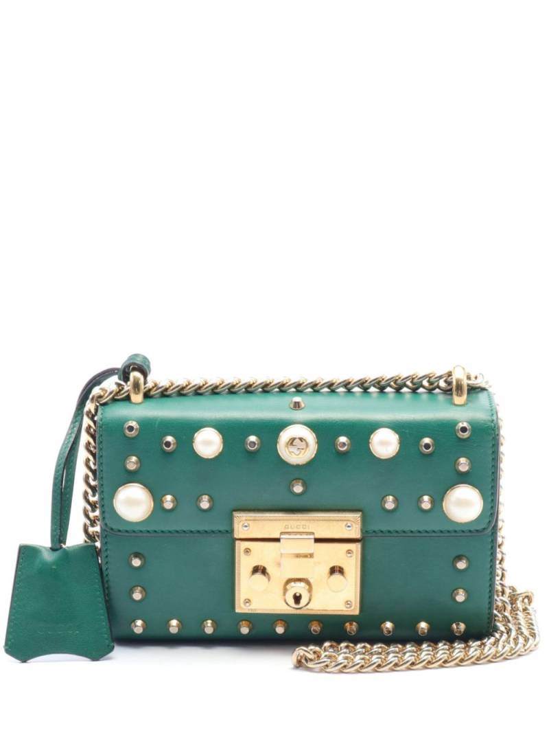 Gucci Pre-Owned 2000s studded shoulder bag - Green von Gucci Pre-Owned