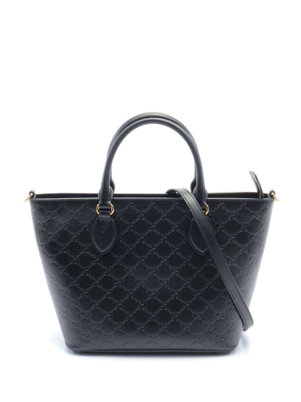 Gucci Pre-Owned 2010 Guccissima two-way bag - Black von Gucci Pre-Owned