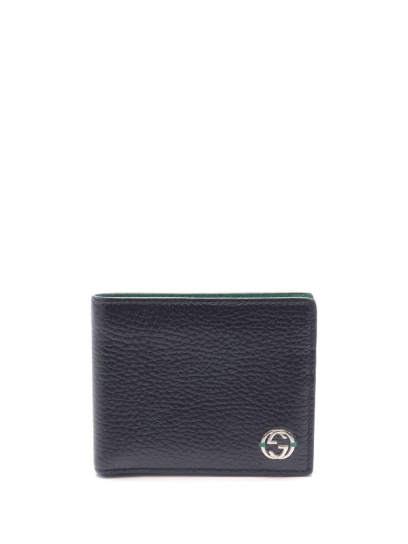 Gucci Pre-Owned 2010 Interlocking G bi-fold wallet - Black von Gucci Pre-Owned