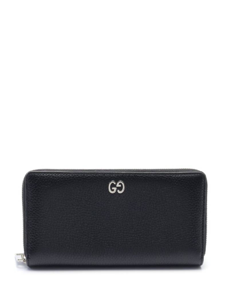 Gucci Pre-Owned 2010s Double G long wallet - Black von Gucci Pre-Owned