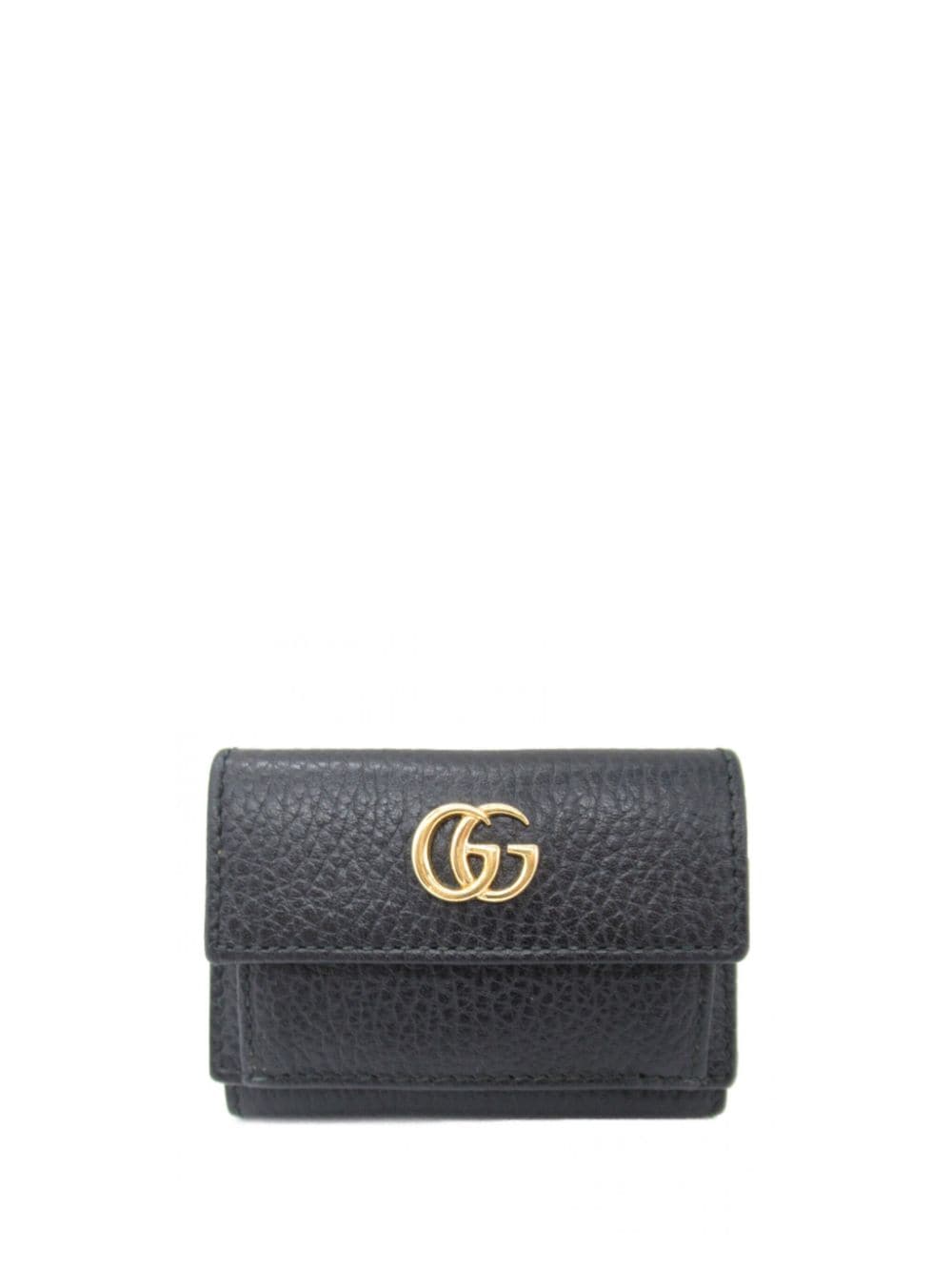 Gucci Pre-Owned 2010s Double G tri-fold wallet - Black von Gucci Pre-Owned