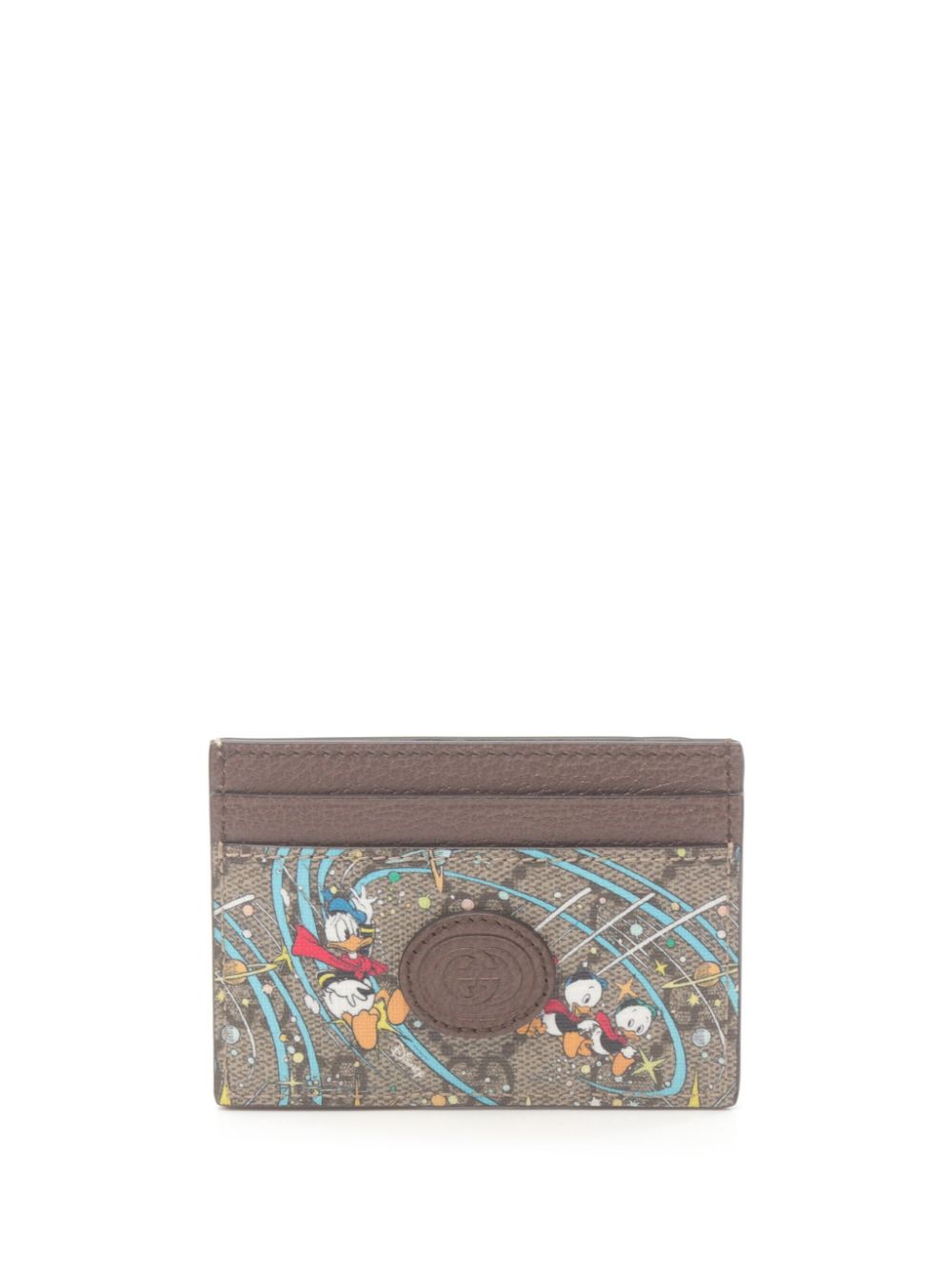 Gucci Pre-Owned 2010s x Disney Donald Duck card holder - Neutrals von Gucci Pre-Owned