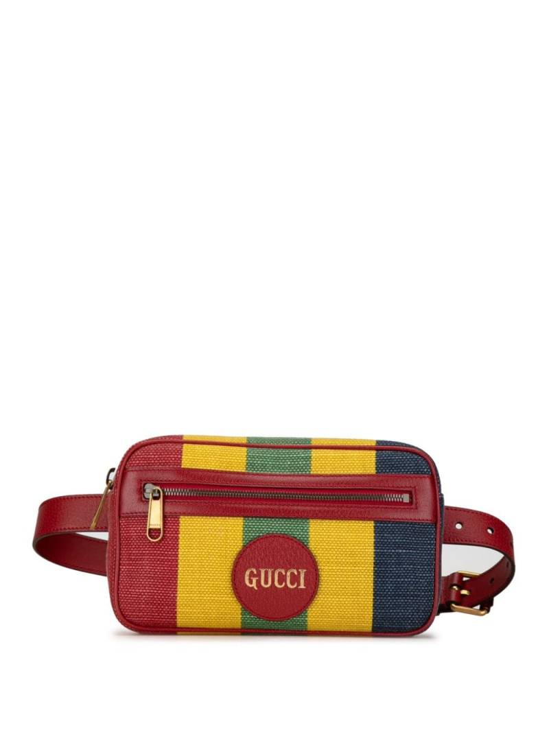 Gucci Pre-Owned 2016-2023 Baiadera Stripe belt bag - Red von Gucci Pre-Owned