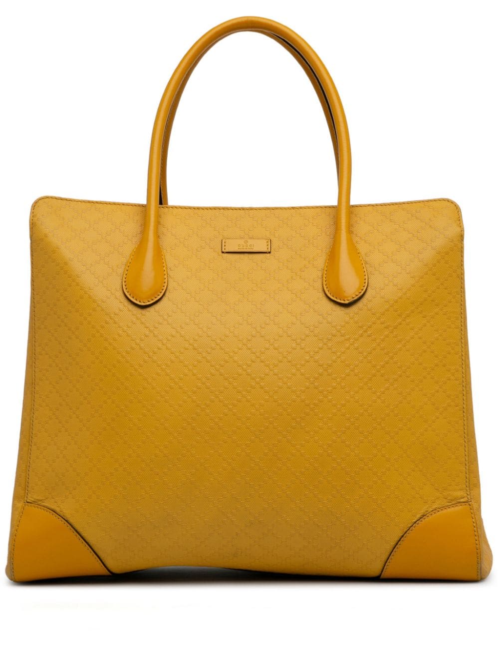 Gucci Pre-Owned 2016-2023 Diamante Bright Leather tote bag - Yellow von Gucci Pre-Owned