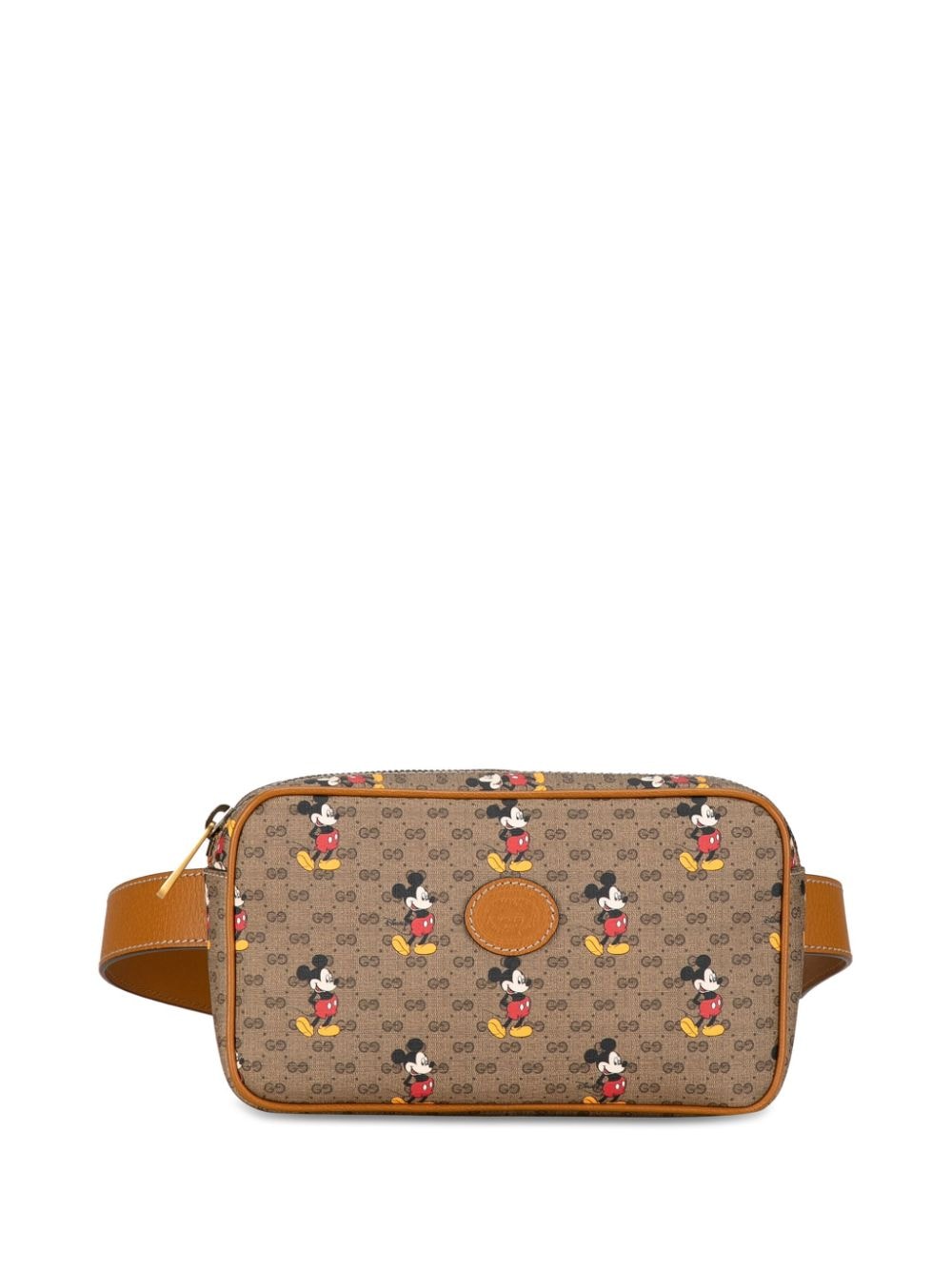 Gucci Pre-Owned 2016-2023 GG Supreme Mickey Mouse belt bag - Brown von Gucci Pre-Owned