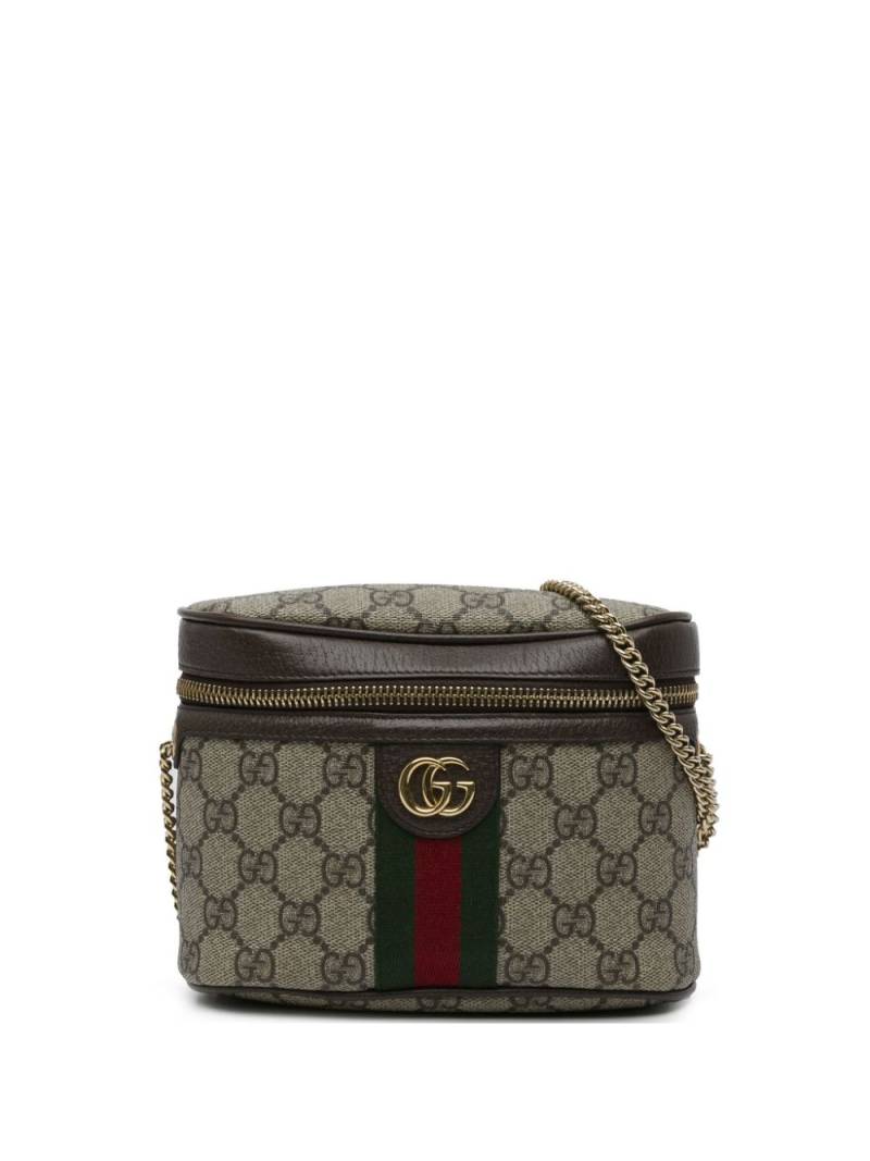 Gucci Pre-Owned 2016-2023 GG Supreme Ophidia Convertible belt bag - Brown von Gucci Pre-Owned