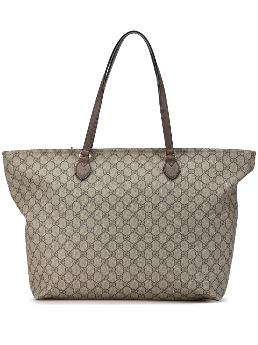 Gucci Pre-Owned 2016-2023 Medium GG Supreme Ophidia tote bag - Brown von Gucci Pre-Owned