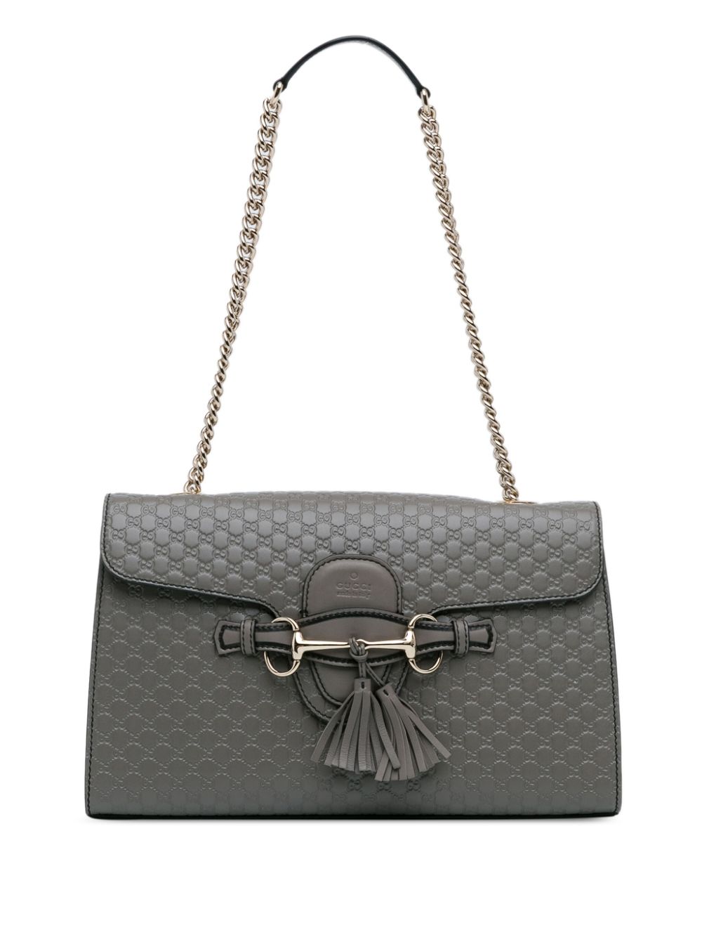 Gucci Pre-Owned 2016-2023 Medium Microguccissima Emily shoulder bag - Grey von Gucci Pre-Owned