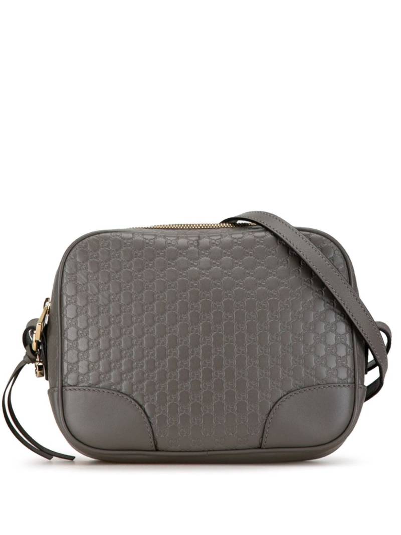 Gucci Pre-Owned 2016-2023 Mini Microguccissima Bree crossbody bag - Grey von Gucci Pre-Owned