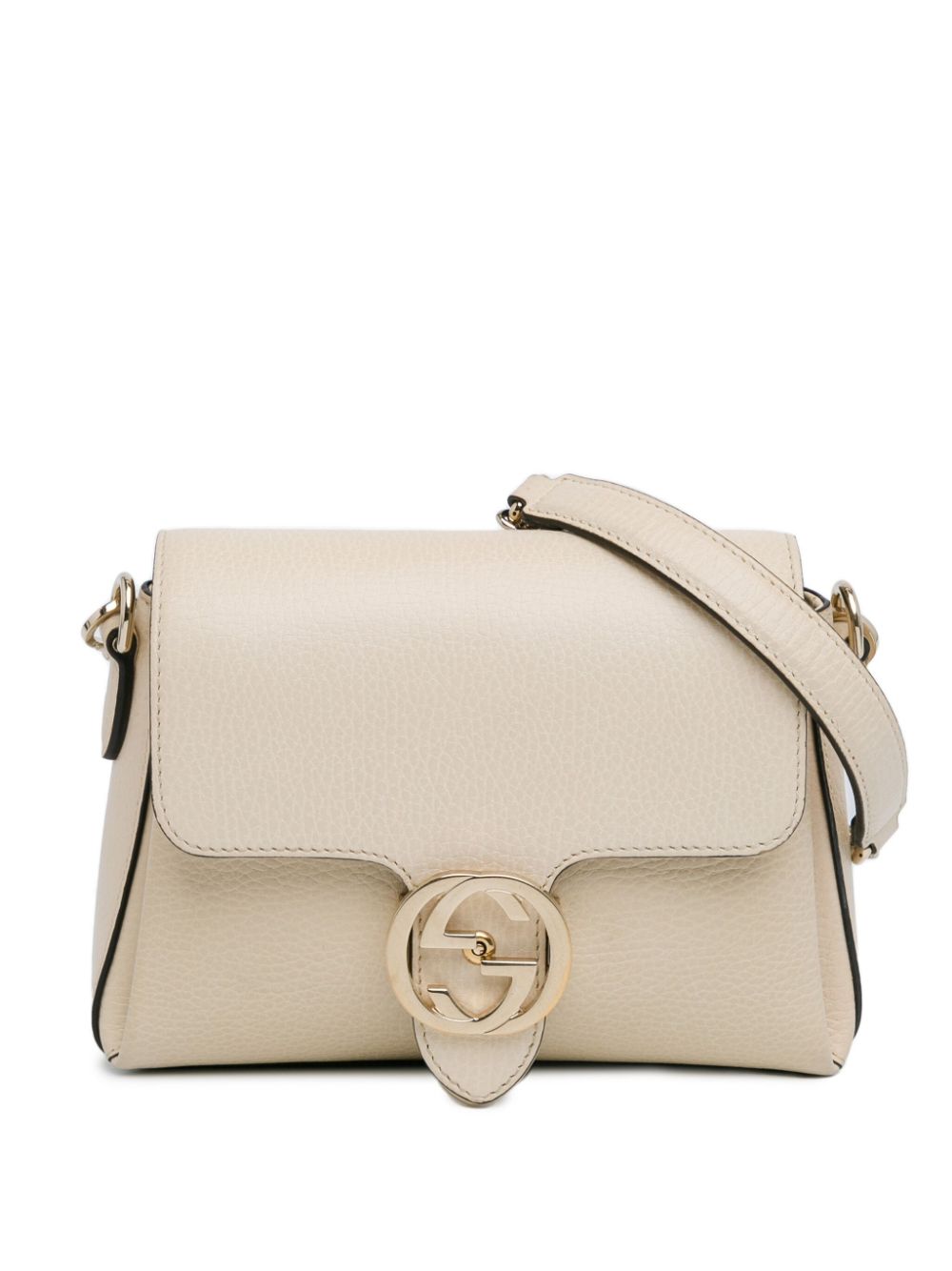 Gucci Pre-Owned 2016-2023 Small Dollar Interlocking G crossbody bag - White von Gucci Pre-Owned