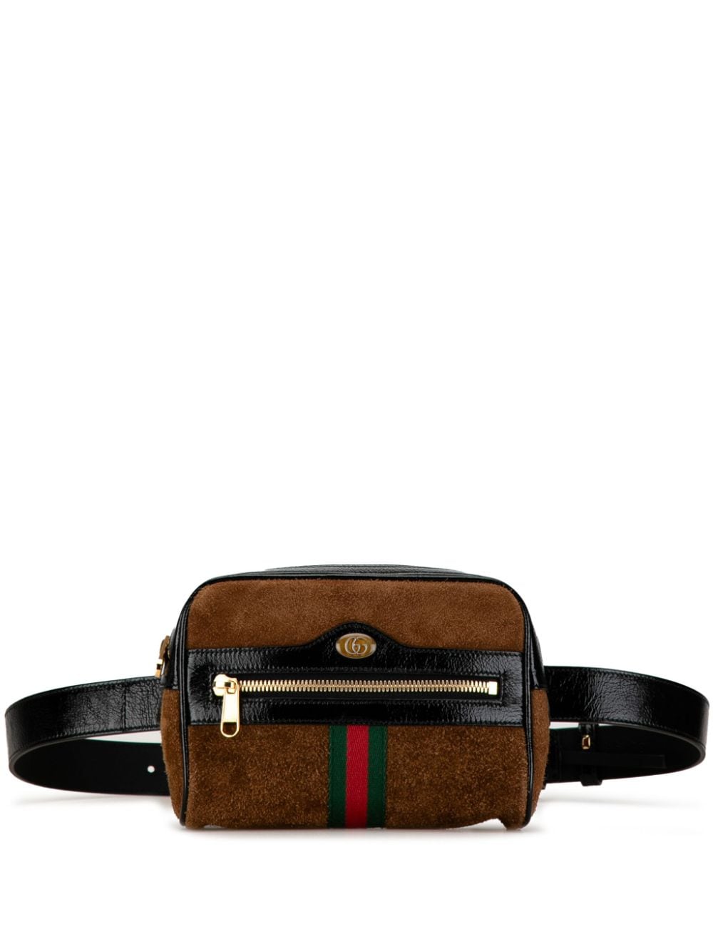 Gucci Pre-Owned 2016-2023 Small Ophidia Suede belt bag - Brown von Gucci Pre-Owned