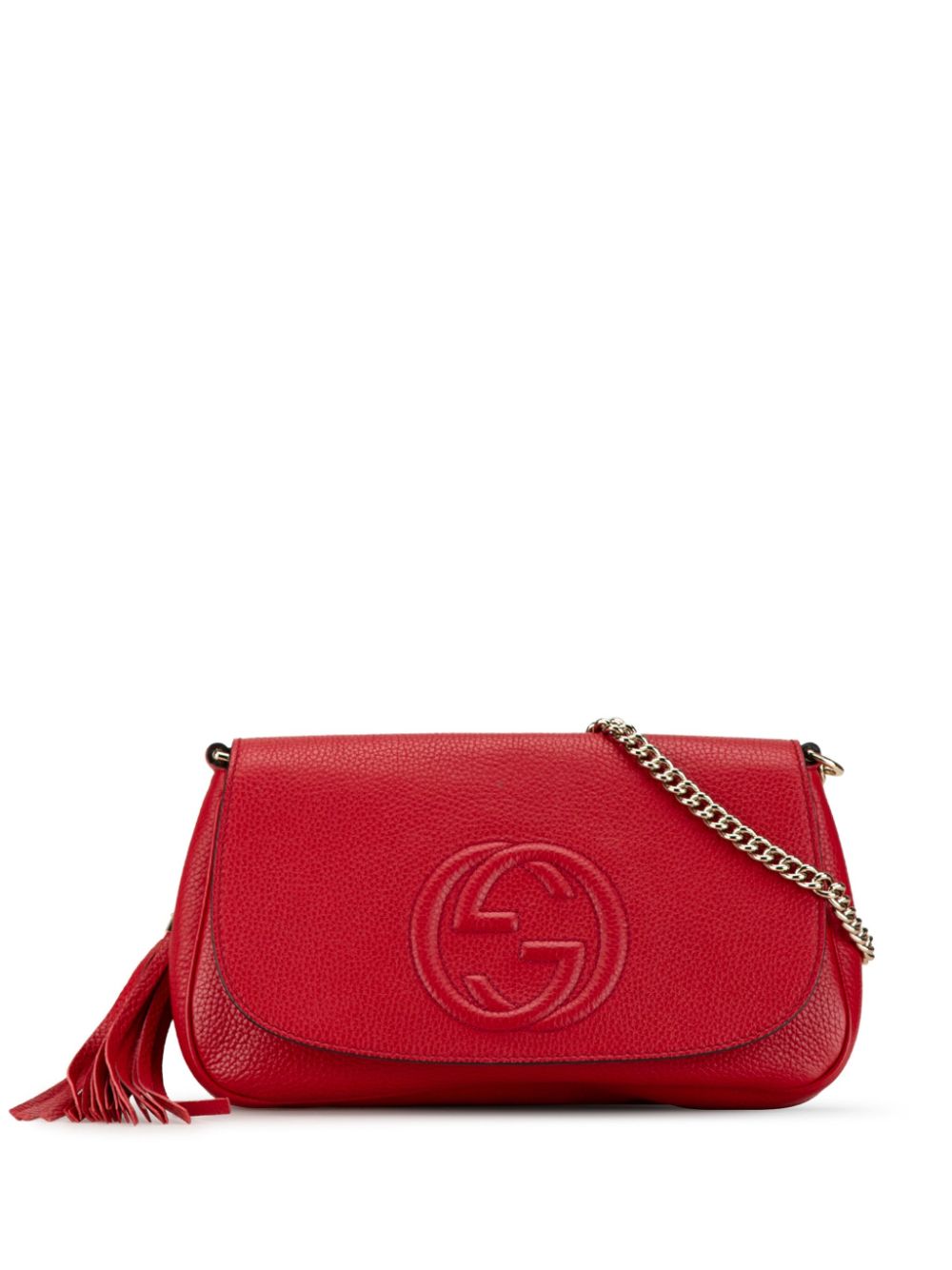 Gucci Pre-Owned 2016-2024 Leather Soho Chain crossbody bag - Red von Gucci Pre-Owned