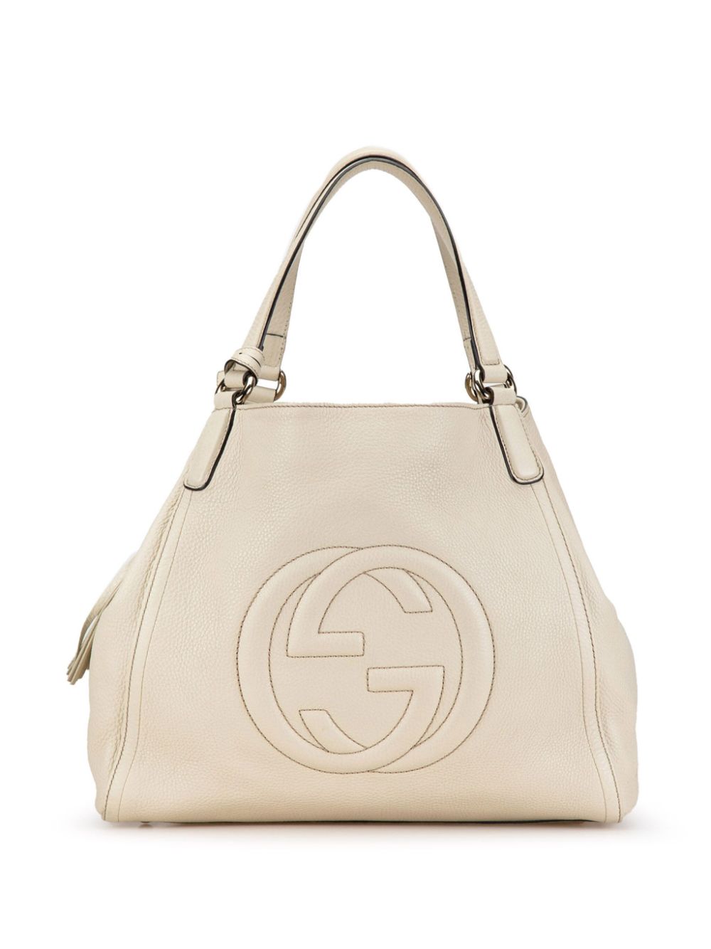 Gucci Pre-Owned 2016-2024 Medium Leather Soho Cellarius tote bag - White von Gucci Pre-Owned