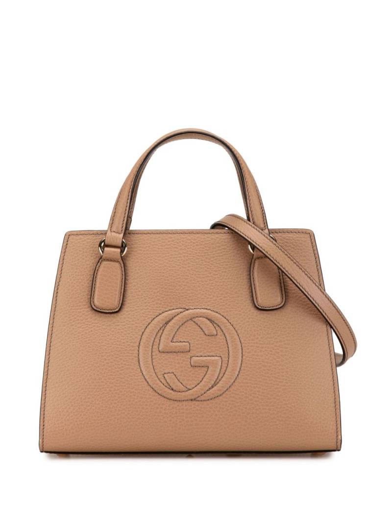 Gucci Pre-Owned 2016-present Medium Soho Convertible Tote satchel - Brown von Gucci Pre-Owned