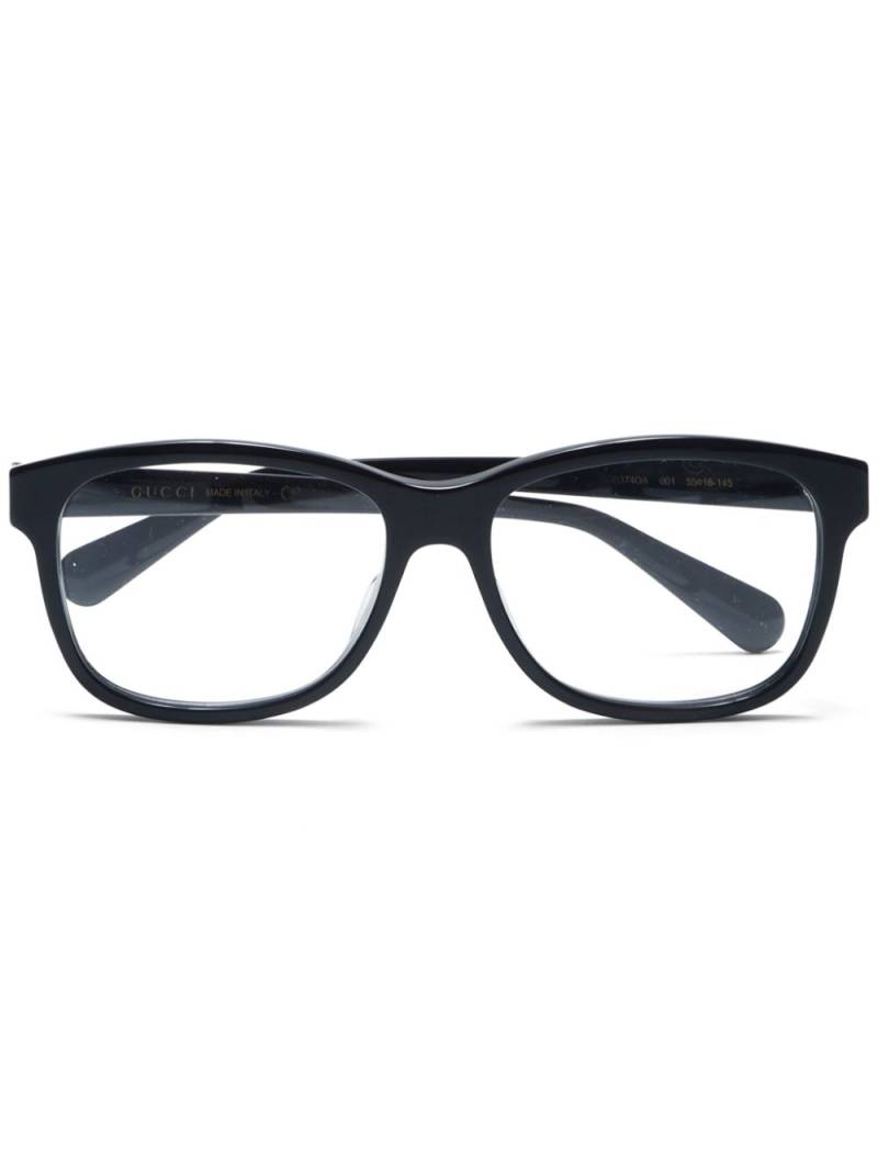 Gucci Pre-Owned 2020s square-frame glasses - Black von Gucci Pre-Owned