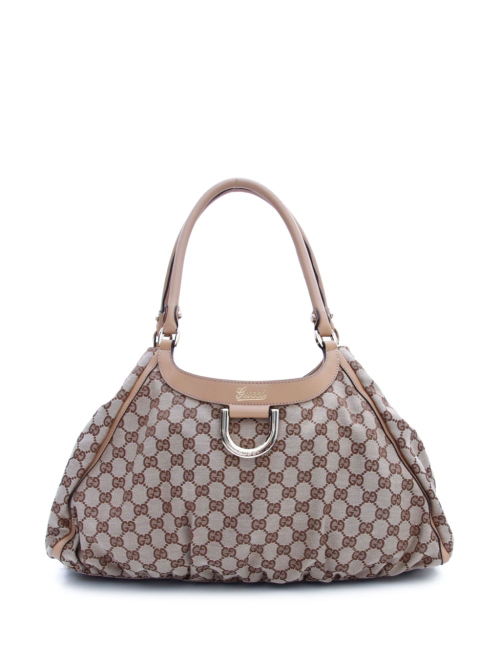 Gucci Pre-Owned Abbey line Classic GG Canvas D-Ring handbag - Neutrals von Gucci Pre-Owned
